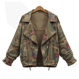 Sisjuly Autumn Spring 2020 Women Camo Jacket  Military Fashion Camouflage Windbreaker Short Coat Harujuku High Street Outwear