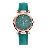 Ladies Women Watch fashion Korean Rhinestone Rose Gold Quartz  Female Leather Belt Watches reloj inteligente mujer Clock часы