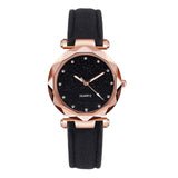 Ladies Women Watch fashion Korean Rhinestone Rose Gold Quartz  Female Leather Belt Watches reloj inteligente mujer Clock часы