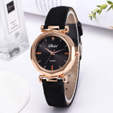 Ladies Women Watch fashion Korean Rhinestone Rose Gold Quartz  Female Leather Belt Watches reloj inteligente mujer Clock часы