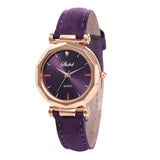 Ladies Women Watch fashion Korean Rhinestone Rose Gold Quartz  Female Leather Belt Watches reloj inteligente mujer Clock часы