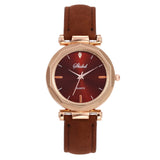 Ladies Women Watch fashion Korean Rhinestone Rose Gold Quartz  Female Leather Belt Watches reloj inteligente mujer Clock часы