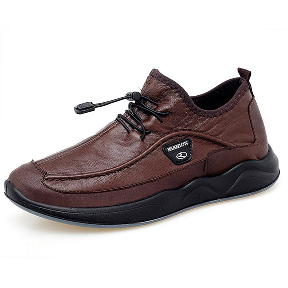 Fashion Leather Men Casual Shoes Business shoes men loafers Moccasins Black Driving Shoes sneakers