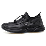 Fashion Leather Men Casual Shoes Business shoes men loafers Moccasins Black Driving Shoes sneakers