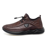 Fashion Leather Men Casual Shoes Business shoes men loafers Moccasins Black Driving Shoes sneakers