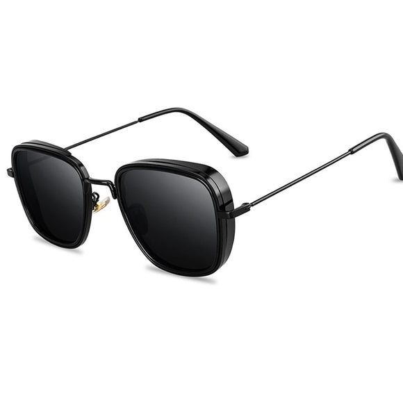 2020 Fashion Sunglasses Men Steampunk Square Brand punk Design Sun Glasses Oculos Retro male Eyewear