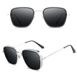 2020 Fashion Sunglasses Men Steampunk Square Brand punk Design Sun Glasses Oculos Retro male Eyewear