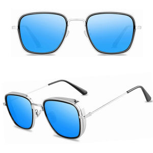 2020 Fashion Sunglasses Men Steampunk Square Brand punk Design Sun Glasses Oculos Retro male Eyewear