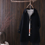 2020 Women Coat Spring Autumn Cotton Long Loose Coat Single-Breasted Outerwear Plus Size Casual Tops Solid Female Trench Coat
