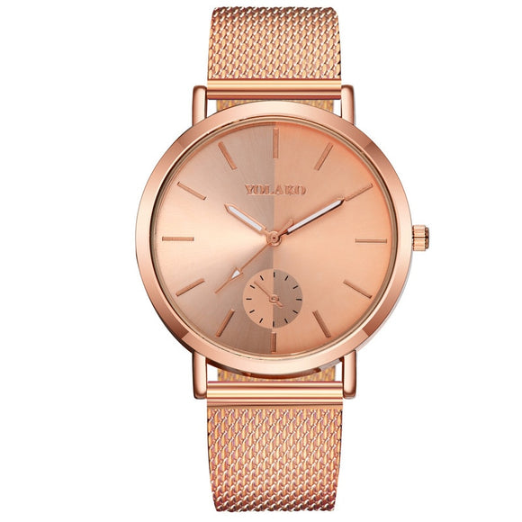 2020 Promotion Special Offer Ladies Fashion Contracted Surface Alloy Mesh Belt Watch Ms. Leisure Steel Band Quartz