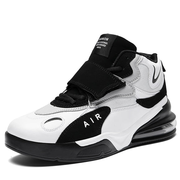 Men Winter Air-Cushion Boots Man Leather  Sneakers Men's  Sports Shoes for Running Hiking Training and Ball