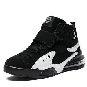 Men Winter Air-Cushion Boots Man Leather  Sneakers Men's  Sports Shoes for Running Hiking Training and Ball