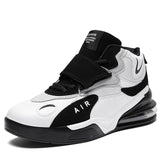 Men Winter Air-Cushion Boots Man Leather  Sneakers Men's  Sports Shoes for Running Hiking Training and Ball