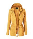 Hot 2020 Spring Autumn Zipper Hooded Wear Outwear Loose Jacket Women Coat Windbreaker