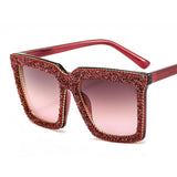 2020 New Style Fashionable Women's Glasses Rhinestone Whole Frame Crystal Sunglasses Metal Eyeglasses legs Glasses For Women
