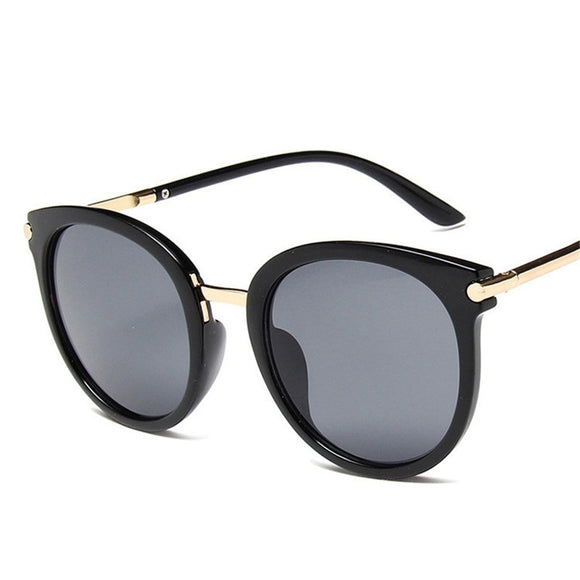 2020 New Sunglasses Women Driving Mirrors vintage For Women Reflective flat lens Sun Glasses Female oculos UV400