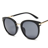 2020 New Sunglasses Women Driving Mirrors vintage For Women Reflective flat lens Sun Glasses Female oculos UV400