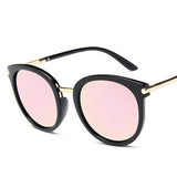 2020 New Sunglasses Women Driving Mirrors vintage For Women Reflective flat lens Sun Glasses Female oculos UV400