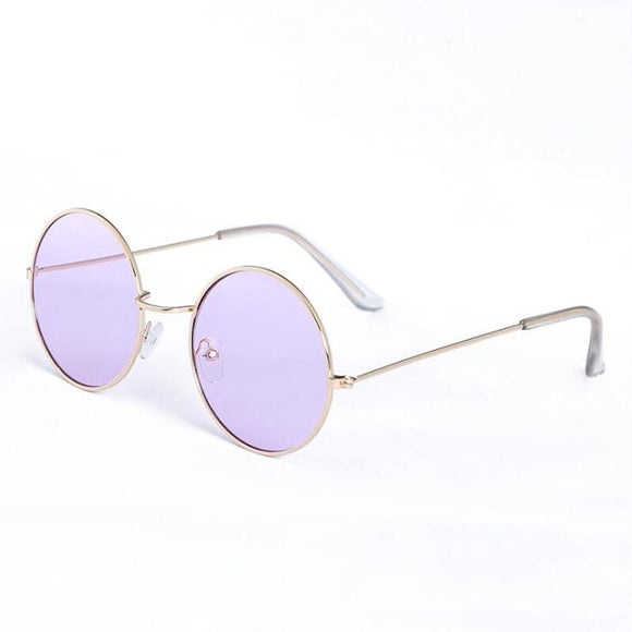 2020 New Colors Purple Round Sunglasses girls Luxury Designer Sun Glasses Femme Women Sunglasses Fashion Cute Eyewear