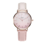Women's Watch Personality Fashion Gradient Leather Ladies Quartz Watch 2020 New Two-color Stitching Watch Relojes Drop Shipping