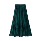 WOMEN'S Skirt Loose And Plus-size Joint Skirt 2020 Spring  Mid-length Solid Long Skirts