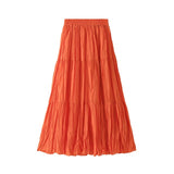 WOMEN'S Skirt Loose And Plus-size Joint Skirt 2020 Spring  Mid-length Solid Long Skirts