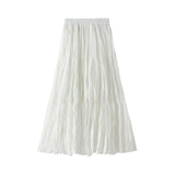 WOMEN'S Skirt Loose And Plus-size Joint Skirt 2020 Spring  Mid-length Solid Long Skirts