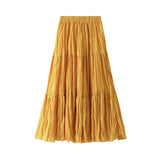 WOMEN'S Skirt Loose And Plus-size Joint Skirt 2020 Spring  Mid-length Solid Long Skirts