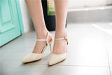 Big Size Women's Sandals 9cm AM270 New Colors High Heels Pumps Shoes For Women PU and Patent Leather Wedding Shoes 165