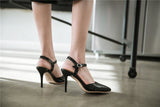 Big Size Women's Sandals 9cm AM270 New Colors High Heels Pumps Shoes For Women PU and Patent Leather Wedding Shoes 165