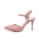 Big Size Women's Sandals 9cm AM270 New Colors High Heels Pumps Shoes For Women PU and Patent Leather Wedding Shoes 165