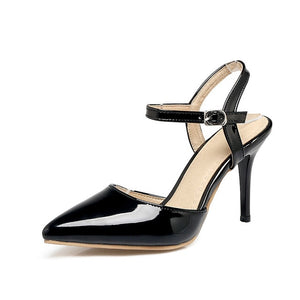 Big Size Women's Sandals 9cm AM270 New Colors High Heels Pumps Shoes For Women PU and Patent Leather Wedding Shoes 165
