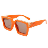 2020 Classic Oversized Men Sunglasses Luxury Brand Women Sun Glasses Square retro Oculos de sol Male UV400 Mirror Eyewear