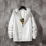 Women Basic Jackets Summer 2020 Colorful Reflective Causal Thin Windbreaker Women Hooded Jackets Coat Zipper Bomber veste femme