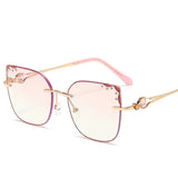 2020 Star Style Polarized Pink Women luxury Glasses Rhinestone Sunglasses Brand Designer latest female UV400 ladies Sun Glasses