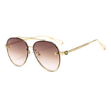 2020 Ladies Brand Diamond Pilot Sunglasses Women Luxury Personality Sun Glasses Designer Eyewear Shades UV400 Gradient Oculos