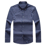 man high quality small pony polo shirts  Men Long Sleeve Dress Shirts 100%Cotton hombre homme chemises plaid shirts