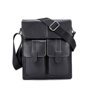Genuine Leather Business Briefcase Men Travel Shoulder Messenger Bags Male Document Handbags Laptop Computer Bag Soft Leather