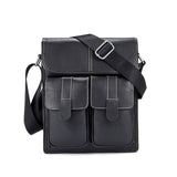 Genuine Leather Business Briefcase Men Travel Shoulder Messenger Bags Male Document Handbags Laptop Computer Bag Soft Leather