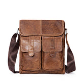 Genuine Leather Business Briefcase Men Travel Shoulder Messenger Bags Male Document Handbags Laptop Computer Bag Soft Leather