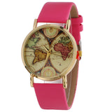 2020 Real Watches Korean Version Fashion Map Design Bracelet List Manufacturers Direct Sales Of Simple Wholesale