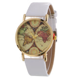 2020 Real Watches Korean Version Fashion Map Design Bracelet List Manufacturers Direct Sales Of Simple Wholesale