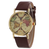 2020 Real Watches Korean Version Fashion Map Design Bracelet List Manufacturers Direct Sales Of Simple Wholesale