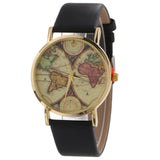 2020 Real Watches Korean Version Fashion Map Design Bracelet List Manufacturers Direct Sales Of Simple Wholesale