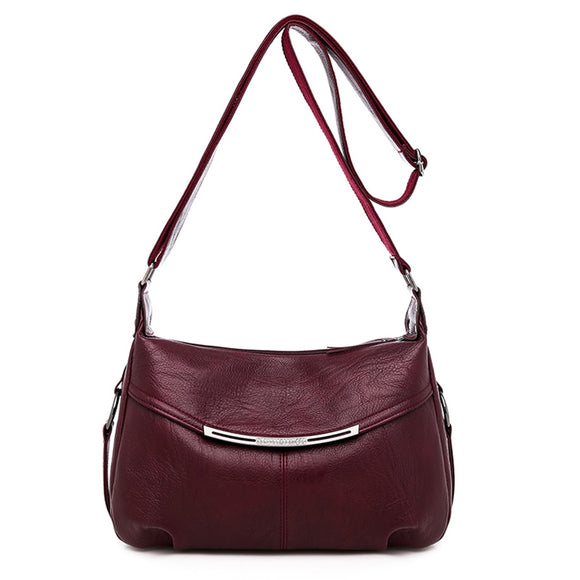 LONOOLISA High Quality PU leather Crossbody Tote Bags for Women Luxury Ladies Handbags Women Bags Designer Bolsas de Mujer 2020
