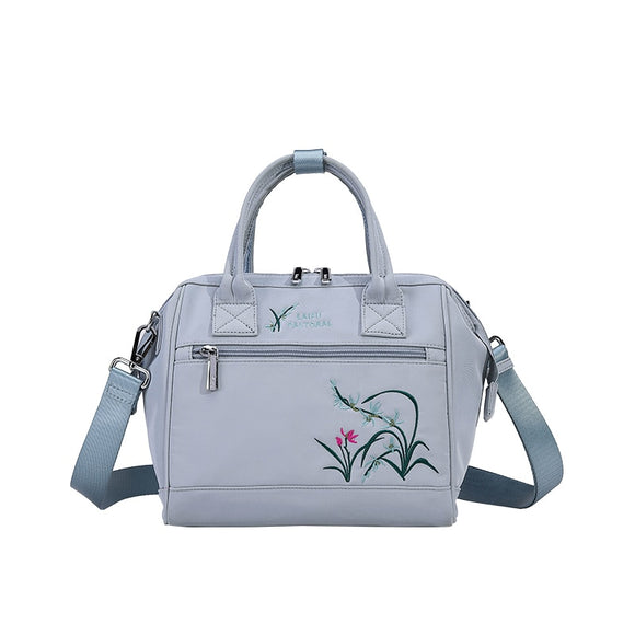 2020 Luxury Embroidery For women's handbags coin purse small shoulder tote bag Oxford cloth Casual Travel phone pocket hand bags