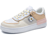 Brand Woman Leather Flats Shoes High Quality Fashion Sneakers Thick Sole Zapatos Mujer Female Walking Shoes Womens Ladies Shoes