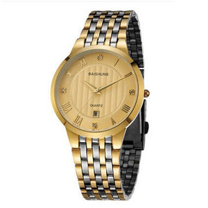 New 2020 Men's Watches Fashion Top Gold Men Watch Modern Watch Luxury Brand Stainless Steel Men Watch Hombres Mannen Horloge