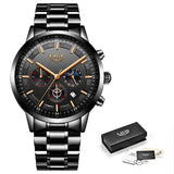 Reloj Hombre 2020 New Watch Men LIGE Fashion Sport Quartz Clock Mens Watches Top Brand Luxury Business Waterproof Wirstwatch+Box