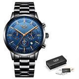 Reloj Hombre 2020 New Watch Men LIGE Fashion Sport Quartz Clock Mens Watches Top Brand Luxury Business Waterproof Wirstwatch+Box